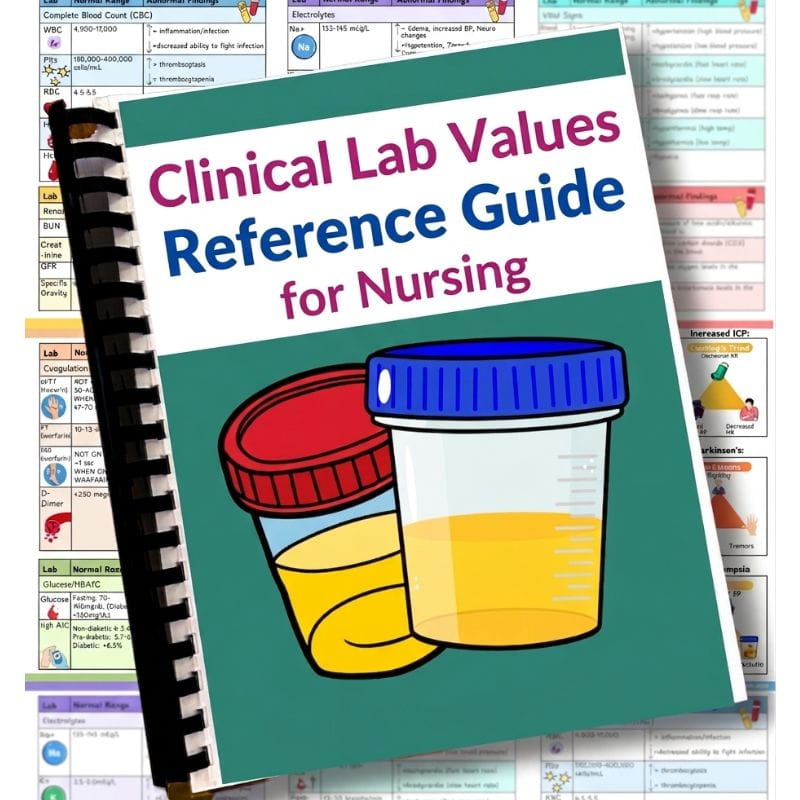 Clinical Lab Values Reference Guide for Nursing-Studyflax