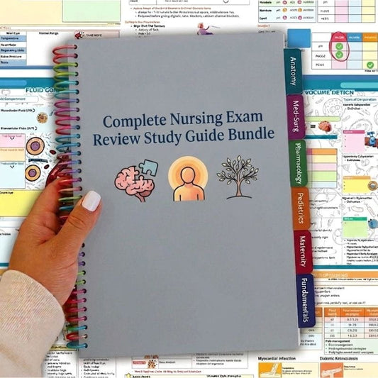 Complete Nursing Exam Review Study Guide Bundle-Studyflax