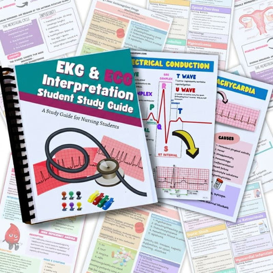 EKG and ECG Interpretation Student Study Guide-Studyflax