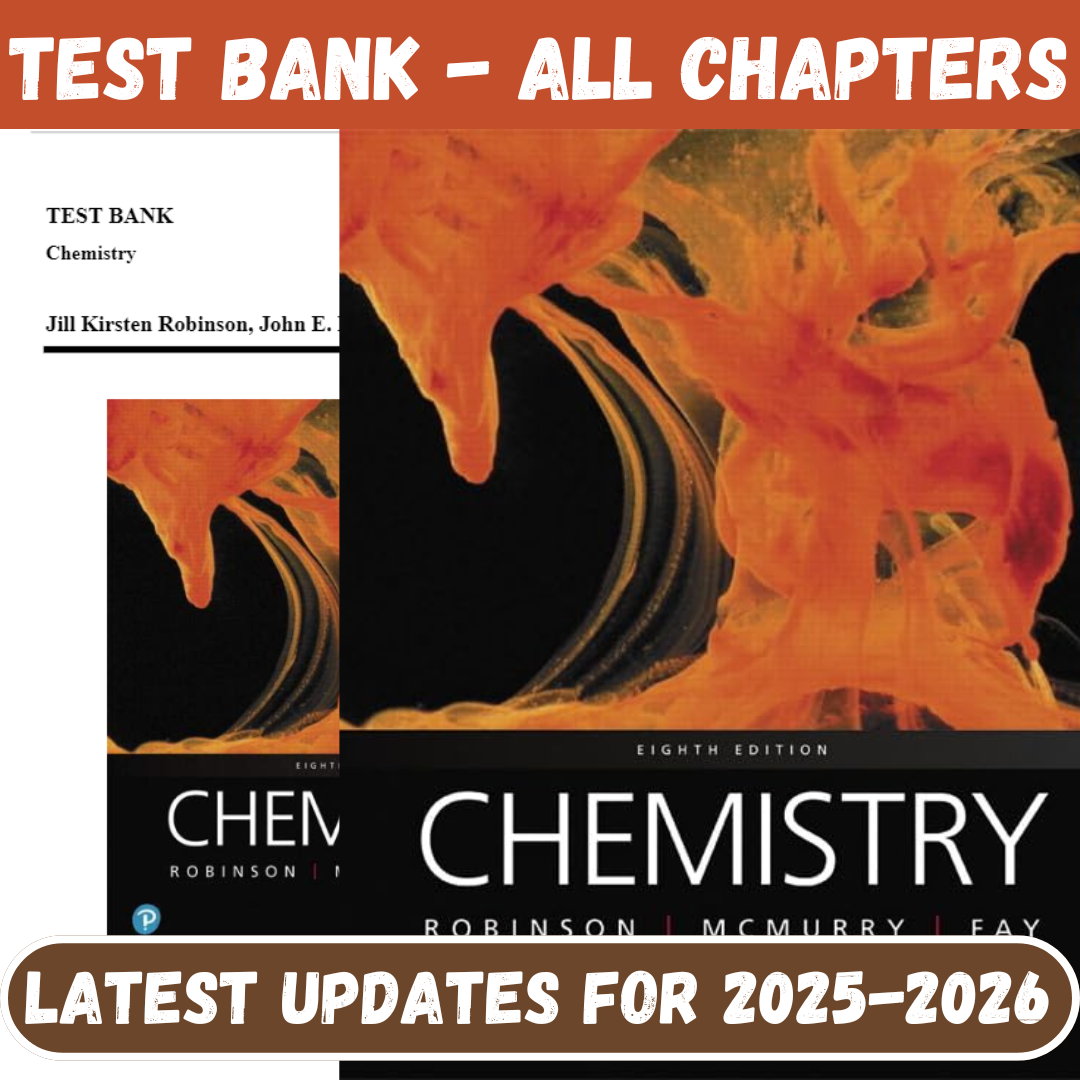 Test Bank for Chemistry, 8th Edition by Robinson-Studyflax