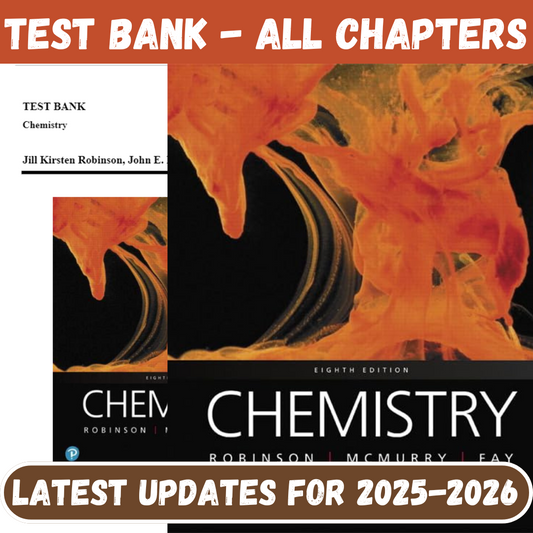 Test Bank for Chemistry, 8th Edition by Robinson-Studyflax