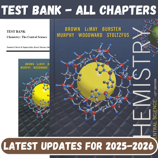 Test Bank for Chemistry The Central Science, 13th Edition by Brown-Studyflax