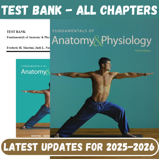 Test Bank for Fundamentals of Anatomy & Physiology, 10th Edition by Martini-Studyflax