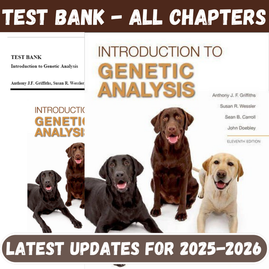 Test Bank for Introduction to Genetic Analysis, 11th Edition by Griffiths-Studyflax